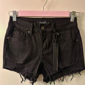 NWT - Contraband kids shorts black ripped